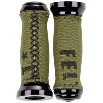 Грипсы  FELT Cruiser grips Stitch Style revolver green