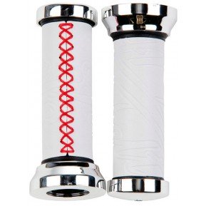 Грипсы  FELT Cruiser grips Stitch Style white Фото №1