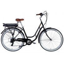 E-bike Велосипед з електроприводом  28" сталь  Dorozhnik eRETRO Vbr FR рама-19" 36B 13А*г 500Вт black 2026, 165-190 см