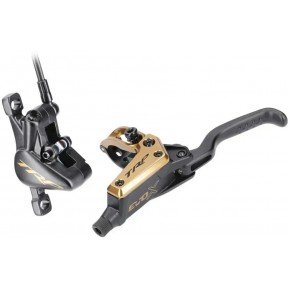 Дисковые передние  тормозные гидравлические TRP DHR EVO X M9020 2 поршня, 1900мм, gold Фото №1