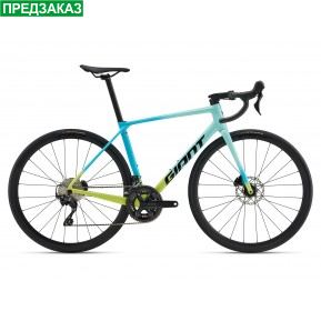 Велосипед 28"  Giant TCR Advanced 2-PC Capri Blue 2026 Фото №1