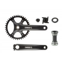 Комплект шатунов ONRIDE Solo Pro 1120 Hollowtech 170 мм 40T BCD 110 мм для 9/10/11-скоростной трансмиссии с кареткой