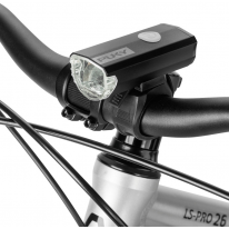 Велосипедне світло PUKY LUMI Black 9023 – комплект переднього та заднього LED-ліхтарів 9023