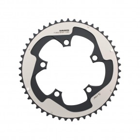 Звезда шатунов SRAM X-Glide Road 52T 110 мм Black/Silver (11.6218.016.000) Фото №1