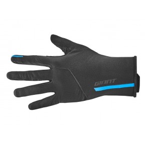 Велоперчатки термо Giant Diversion с длинными пальцами, черные Фото №1