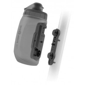 Фляга FIDLOCK TWIST 450 Antibacterial 450 мл, trans. black, с коннектором и BIKE base Фото №1