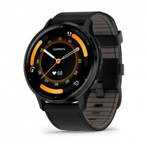Смарт-часы Garmin Venu 3 с кожаным ремешком Фото №1