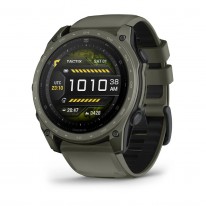 Смарт-часы Garmin Tactix 8 (51 мм) AMOLED с Applied Ballistics Ultralight™ и покрытием Cerakote® цвета хаки