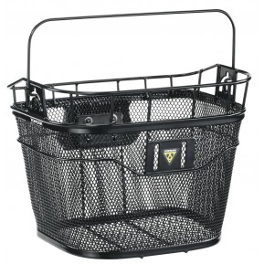 Корзина передня Topeak Basket Front, with e-bike compatible QuickClick® Handlebar Mount (Fixer 3e) Фото №1
