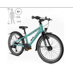 Дитячий велосипед Puky CYKE 20-7 ACTIVE Turquoise 4439, 6 років+ 115-138 см Фото №1