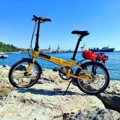 Складаний велосипед DAHON Vitesse D8 Orange Post Pump (насос в підседільному штирі)