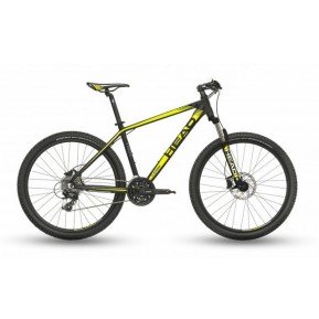 Велосипед горный 27.5" HEAD TROY II 2020  black-yellow Фото №1