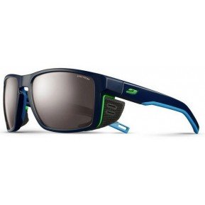 Велоокуляри сонцезахисні Julbo SHIELD Spectron 4 (Dark blue/Green) Фото №1