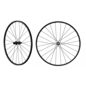 Колесо Shimano WH-RS370-TL 700C, безкамерні, 12MM E-THRU OLD 100/142 мм комплект переднє+заднє 10/11-швидк., CENTER LOCK Фото №1