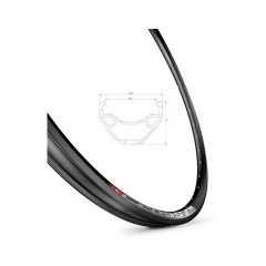 Обід 27,5" Mach1 CROSS-R 23  32 отв., TLR, чорний Disk brakes