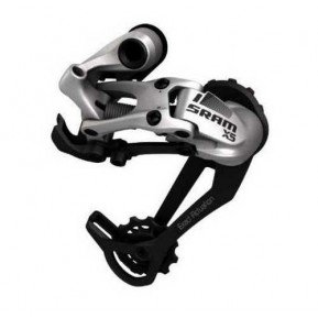 Задній перемикач SRAM X-5 9-шв Long Cage Aluminum Silver Фото №1