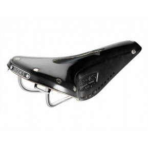 Велосипедне сідло BROOKS B17 Narrow CARVED Black Фото №1