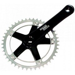 Шатун  Sturmey Archer FCT66 46T, для фікс. під квадрат, 170mm, 1/2"*1/8" чорний