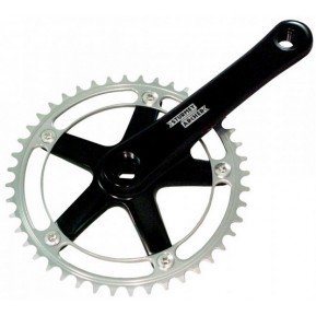 Шатун  Sturmey Archer FCT66 46T, для фікс. під квадрат, 170mm, 1/2"*1/8" чорний Фото №1