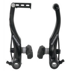Гальма Shimano ALIVIO BR-T4000, V-brake, передній/задній+ болти/направл. трубка, колодка S65T, чорні