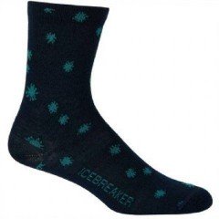 Шкарпетки Icebreaker City UltraLite Starry Night 3/4 Crew WMN eclipse/emerald 