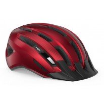 Велошолом Met Downtown CE red glossy 