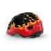 Дитячий шолом MET HOORAY BLACK FLAMES GLOSSY   Фото № 2