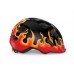 Дитячий шолом MET HOORAY BLACK FLAMES GLOSSY   Фото № 3