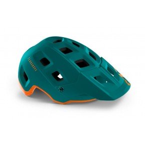 Велошлем Met TERRANOVA alpine green orange matt glossy  Фото №1