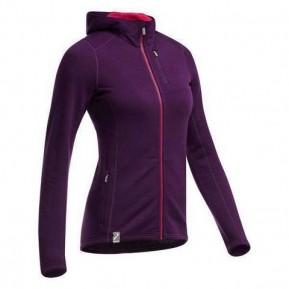 Кофта Icebreaker Cascade LS Zip WMN vino/garnet S Фото №1