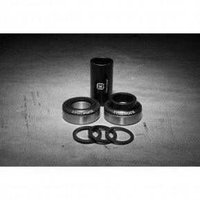 Каретка KINK BMX  Mid BB 19 мм матовая черная Фото №1