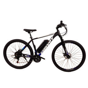 Електровелосипед 29" CrossBike Convoy 2025 Рама 19" black blue зад 500W 48V13Ah Фото №1