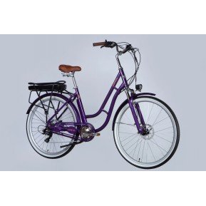Электровелосипед 28" AL Dorozhnik eCORAL DD FR 19" 48В 13Ah 500W фиолетово-синий (2026) Фото №1