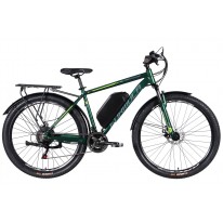 Велосипед 29" AL Formula eMOTION PLUS DD FR 19" 48В 15Ah 500W зелено-серый (2026)