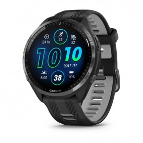 Годинник  Garmin Forerunner 965 Black/Powder Gray Titanium Bezel 010-02809-10 Фото №1