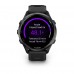 Смарт-часы Garmin Forerunner 970 с титановым безелем, корпусом цвета белого камня и бело-желтым ремешком. Фото № 3