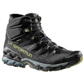 Ботинки LA SPORTIVA Ultra Raptor II Mid Leather Wide GTX Black/Cedar Фото №1