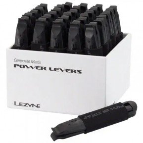 Бортовочные лопатки Lezyne Matrix Lever Box, Black, Y13, 30 шт (4712805 977765) Фото №1