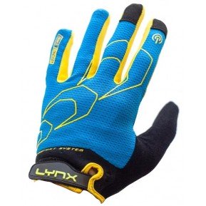 Велорукавички LYNX All-Mountain BB Blue/Yellow Фото №1