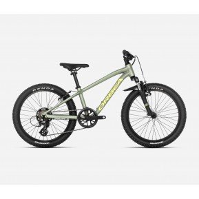 Велосипед детский 20" Orbea MX 20 XC (2025) metallic green artichoke matt/yellow matt  10,5 кг , 110-135 см Фото №1