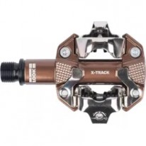 Педалі Look X-TRACK GRAVEL EDITION алюміній, вісь chromoly 9/16", бронзові 390 г