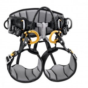 Обвязка арбористическая PETZL SEQUOIA SRT 0 black/yellow 65-80cm Фото №1