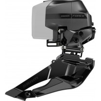 Передній перемикач SRAM Force AXS D2 - black - Braze-on (Battery Not Included)