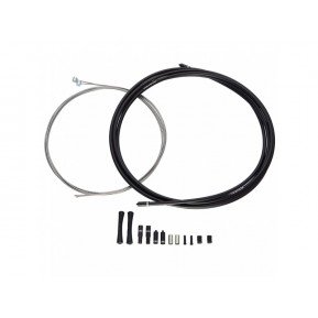 Комплект тормозных тросов SRAM SlickWire Pro MTB Brake Cable Kit 5mm Black (1x1350mm, 1x2350mm 1.5mm pol SS cables, 5mm Kevlar® reinforced linear strand housing, ferrules, end caps, frame protectors) Фото №1