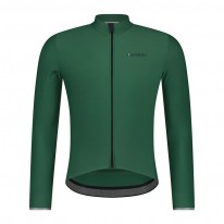 Велоджерси Shimano Stile long sleeves утепленное, зеленое, разм. S