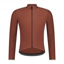 Велоджерси Shimano Stile long sleeves утепленное, brown, разм. S, M, L