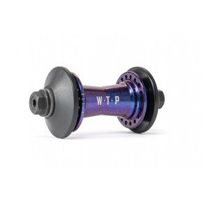 Втулка передня WeThePeople HELIX Female Axle (на болтах 10мм) 36H з хабгардами перламутрово-фіолетова Фото №1