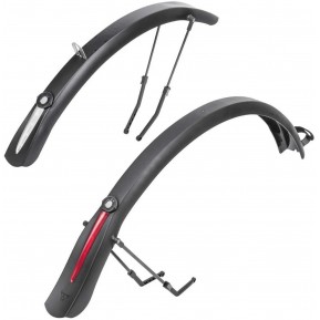 Крила комплект Topeak DeFender iGlow TX fender set, F&R, fit up to 700x44C tire Фото №1