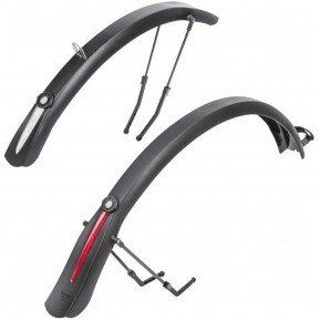Крылья комплект Topeak DeFender iGlow TX fender set, F&R, fit up to 700x44C tire Фото №1