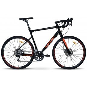 Велосипед  28" VNC  TimeRacer A7 SH black (shiny)/orange Фото №1